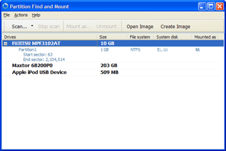 Partition Find and Mount