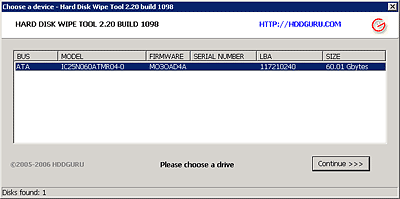 HDD Wipe Tool