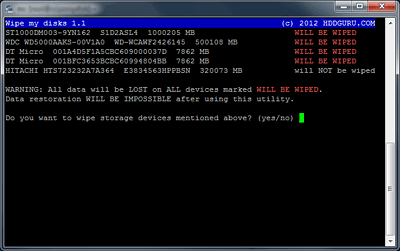 Wipe My Disks Tool